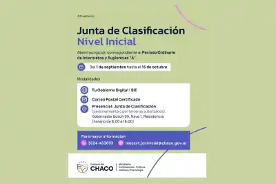 Docentes de Nivel Inicial: ¿listos para inscribirse? Conocé las fechas clave para interinatos y suplencias