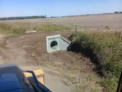 Solución para los anegamientos: instalaron una nueva alcantarilla en Tío Pujio