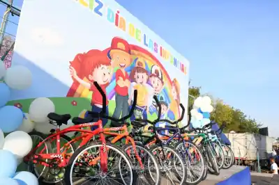 El mega festejo por el Día de las Infancias en Formosa: 10 mil litros de chocolate y cientos de bicicletas