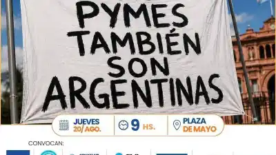 Pymes en alerta: la dramática advertencia que le llevaron a Milei frente a la Casa Rosada