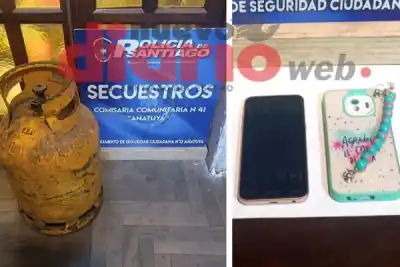 Encontraron una garrafa y un celular robados en Añatuya: los compradores quedaron en la mira