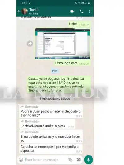 Los chats secretos que muestran el poder de Toviggino en la empresa de la mansión de Tévez
