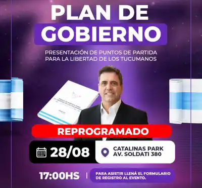 La Libertad Avanza cambió la fecha de su gran lanzamiento en Tucumán y ya hay nueva cita