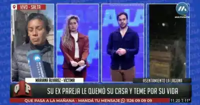 Una mujer de Salta denunció que su ex la atacó con un machete y volvió a incendiar su casa