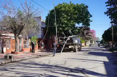 ¿Qué obras de iluminación se están haciendo en La Banda?