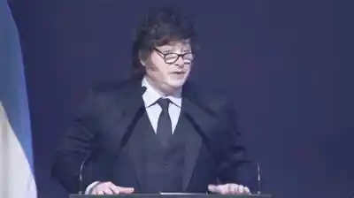 El dato que Milei eligió destacar ante los empresarios y su promesa de nuevo recital