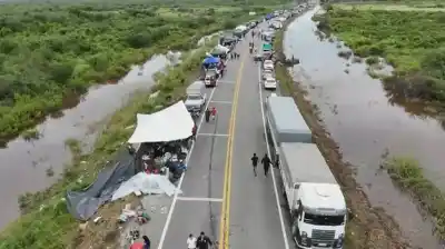 La Madrid, bajo el agua: el pueblo que se niega a desaparecer tras la tormenta