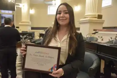 La joven correntina que emocionó al Senado: la distinción que pocos conocen