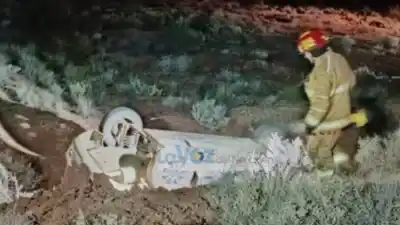 Un vuelco en la Ruta 17 dejó a un conductor hospitalizado y un misterio por resolver