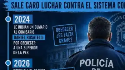 El mensaje que reapareció tras la detención de Rosatelli y pone en alerta a la cúpula policial
