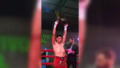 Debut soñado: el misionero que se consagró campeón profesional de Muay Thai y ya apunta a Tailandia