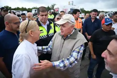 El río se desbordó y el gobernador llegó a La Madrid: el crudo relato de una inundación histórica