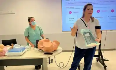 Capacitación en el Hospital María Humphreys: buscan fortalecer la respuesta ante emergencias obstétricas y neonatales