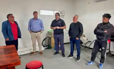 El intendente Biss visitó el Club Juventus y anticipó nuevas obras para la institución