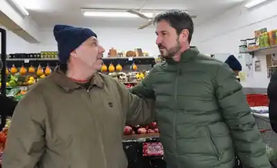 El intendente Merino salió a la calle Galina: qué encontró en los comercios de Trelew