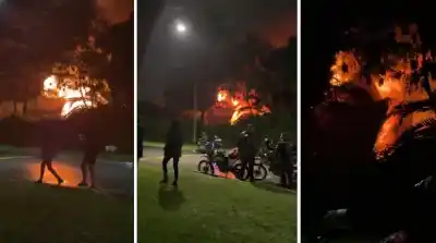 Yerba Buena en llamas: Una familia escapa por segundos de una casa devorada por el fuego