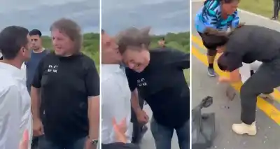 Agresión en zona inundada: un cabezazo lesionó al diputado Pelli durante una recorrida