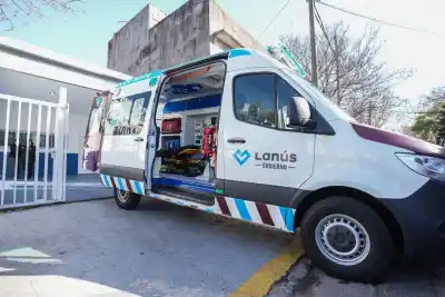 Qué incluye la nueva ambulancia de alta complejidad que sumó Lanús