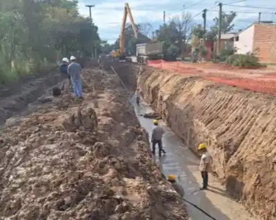 El Gobierno de Formosa tomó las riendas de una obra clave para terminar con los anegamientos en el Cincuentenario