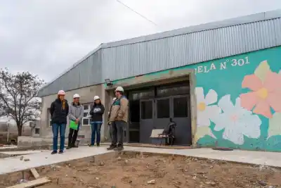 El avance de las obras en la Escuela 301 que promete cambiar la educación en Neuquén