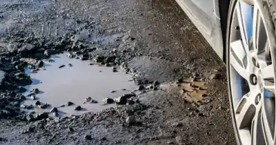 Ruta 8: los conductores ya no saben cómo esquivar los baches entre Pergamino y Colón