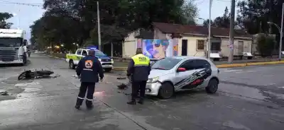 Una mujer resultó herida este lunes en Monteros a raíz de un siniestro vial
