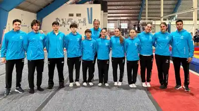 Nueve promesas de Catamarca viajan a Brasil para el Sudamericano de Trampolín