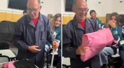 Un profesor abrió un gabinete de computadora y lo que encontró dentro lo dejó sin palabras