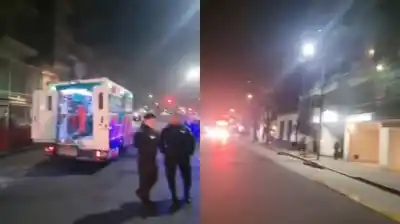 Alerta en Palermo: un voraz incendio en el estacionamiento de un edificio de 9 pisos dejó a un policía intoxicado