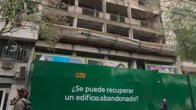 Tras 20 años detenida, una constructora retoma la obra del edificio fantasma de San Martín 520