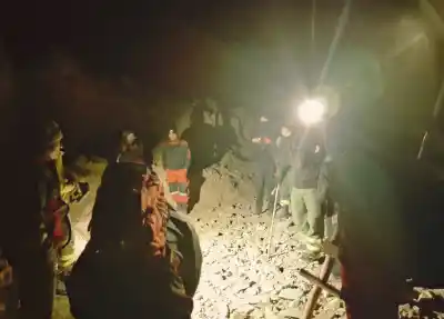 Rescataron a dos personas con hipotermia en Campo Laguna tras un pedido de auxilio