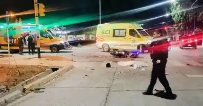 Tragedia en Godoy Cruz: un motociclista perdió la vida tras un violento choque