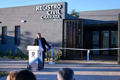 Después de 105 años, Charata estrena su primer edificio para el Registro Civil