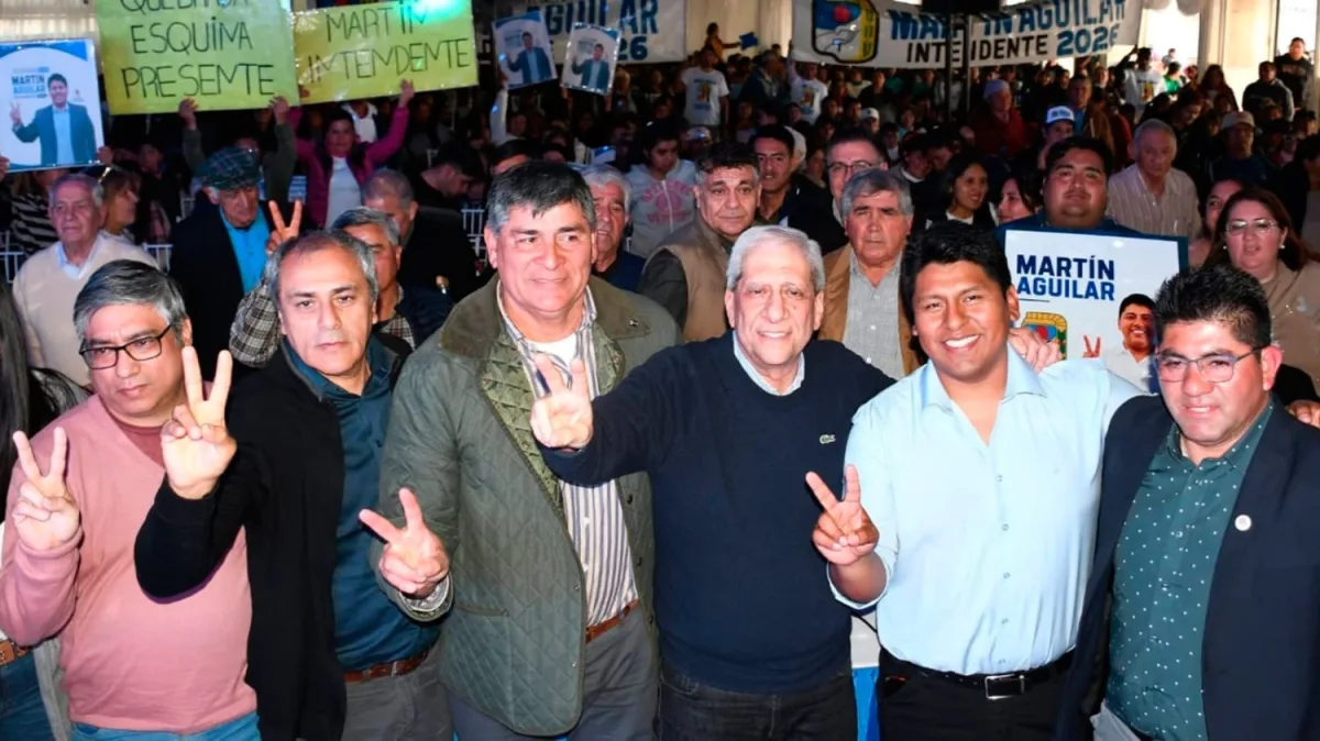 Martín Aguilar en el acto de lanzamiento