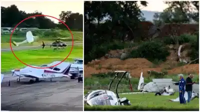 Impactante choque aéreo en Pensilvania: una avioneta embistió a un helicóptero policial y dejó un muerto