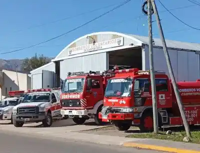 El inesperado gesto del Municipio de Carpintería que alivió a los Bomberos Voluntarios