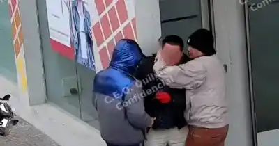 Salidera bancaria en Bernal Oeste: las cámaras los delataron y cayeron en pleno escape