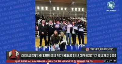 Con materiales reciclados y mucha ingeniería: los alumnos de la Técnica 2 que ganaron la Copa Robótica Educabot