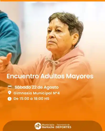 Un sábado diferente: la cita que reúne a los adultos mayores de Bariloche