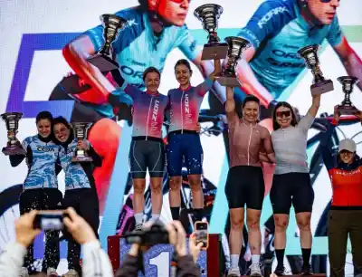 Una riograndense se coronó en el Transmontaña de Ciclismo