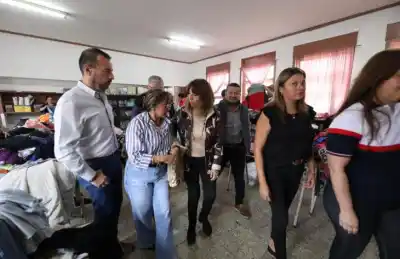 Simoca abre las puertas de su escuela: el refugio inesperado para familias que lo perdieron todo