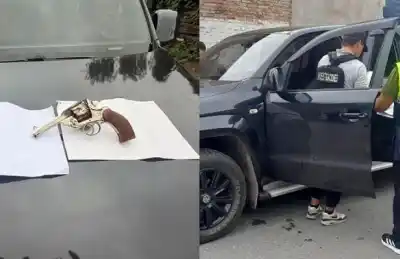 Control de rutina en Ejército del Norte terminó con un arma, violencia y tres detenidos