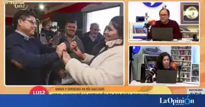 El gobernador Vidal encendió la llave del gas en un barrio de Río Gallegos y el detalle que pocos esperaban