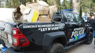 Impactante operativo en el cementerio central: incineraron más de 115 kilos de droga valuados en 2.000 millones de pesos