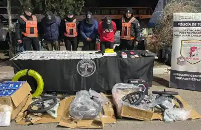 El insólito intento de ocultar un ladrillo en la cintura que terminó con tres detenidos en Cabo Vallejo