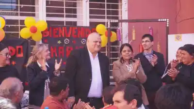El ministro Masso compartió un almuerzo con 100 familias en un comedor de la capital: ¿qué encontró allí?