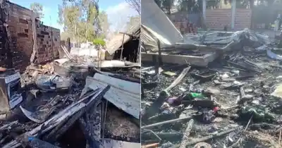 Una familia de San Carlos perdió todo en un incendio y lanza desesperado pedido de ayuda