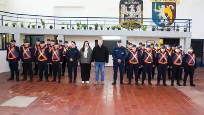 Prácticas policiales en Villa María: 29 cadetes ya recorren las calles