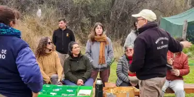 Futuros jardineros de Agua de Oro se capacitaron en el Vivero de Salsipuedes