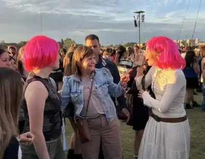 La polémica visita de Patricia Bullrich al Lollapalooza que desató una guerra en redes